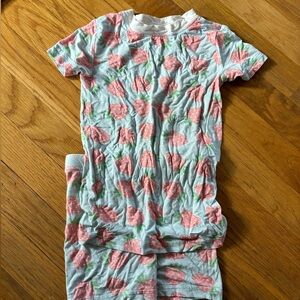 Stitch Fish 3T short sleeve bamboo pjs